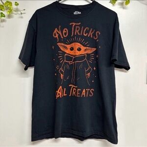 Star Wars Halloween black short sleeve crew neck t-shirt "No Tricks All Treats"